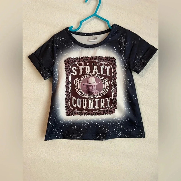 Boutique George Strait short sleeve graphic top size XS/2T - Picture 2 of 3